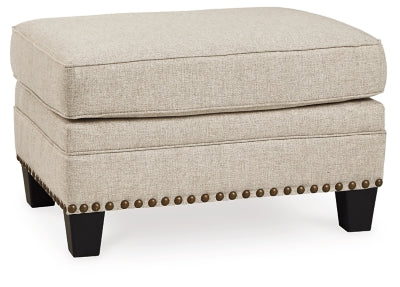 Claredon Ottoman | Linen | Ancho: 83.8cm - Alto: 50.8cm - Prof: 58.4cm