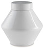Domina Jar (Set of 2) | White | Ancho: 19.0cm - Alto: 20.3cm - Prof: 19.0cm