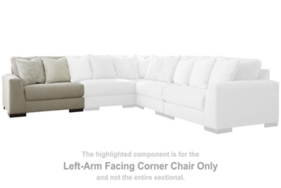 Lyndeboro Left-Arm Facing Corner Chair | Wicker | Ancho: 124.5cm - Alto: 99.1cm - Prof: 111.8cm