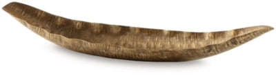 Wystenburg Tray | Antique Gold Finish | Ancho: 75.6cm - Alto: 11.1cm - Prof: 19.0cm